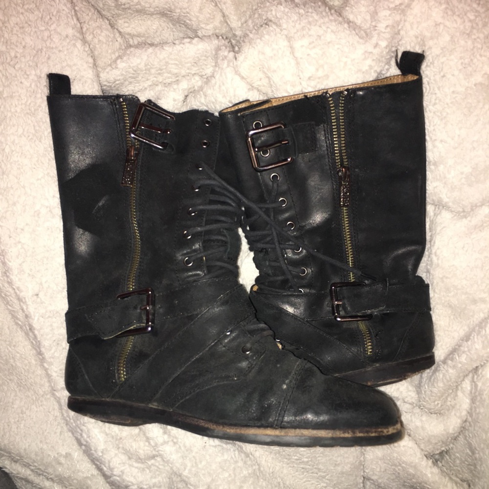 MICHAEL KORS COMBAT BOOTS